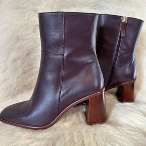 Brand New Alohas West Vintage Wine Burgundy Leather Boots